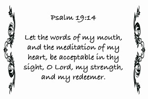 Psalm 19 14 4WB
